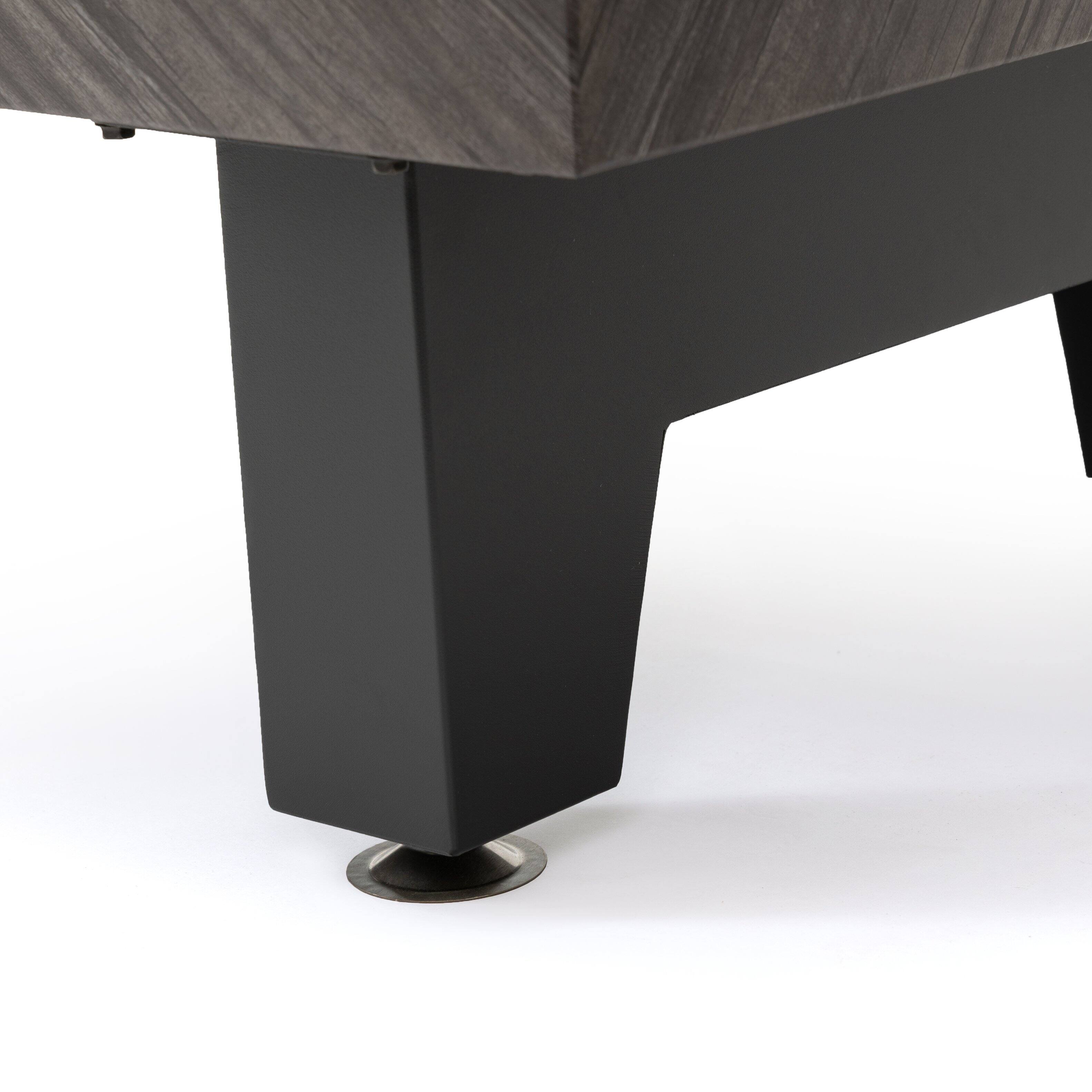 Alt View 6. PexFix - 54" Propane Fire Pit Table, 50,000 BTU Outdoor Heater with Stone Finish & Waterproof Cover for Patio Deck - Grey.