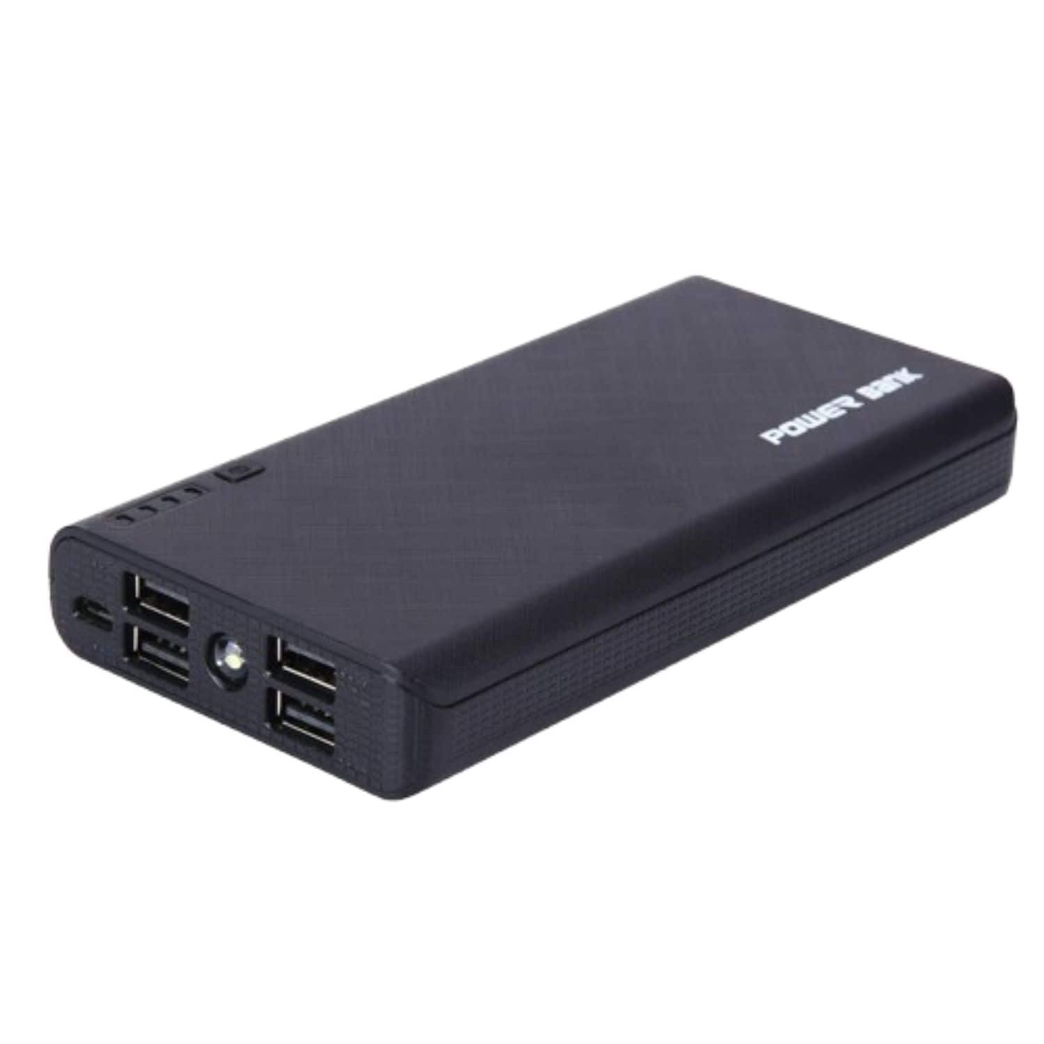 Home Collection - Black Portable Power Bank USB Charger | Fast Charging External Battery Pack