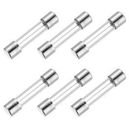 Unique Bargains - 12A 250V 6x30mm Time Delay Glass Fuse UL Listed Slow Blow Fuse for Home Appliances 6pcs