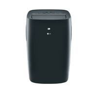 LG - 400 Sq. Ft. Smart Portable Air Conditioner - Black - Front_Zoom