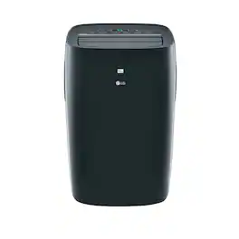 LG - 400 Sq. Ft. Smart Portable Air Conditioner - Black