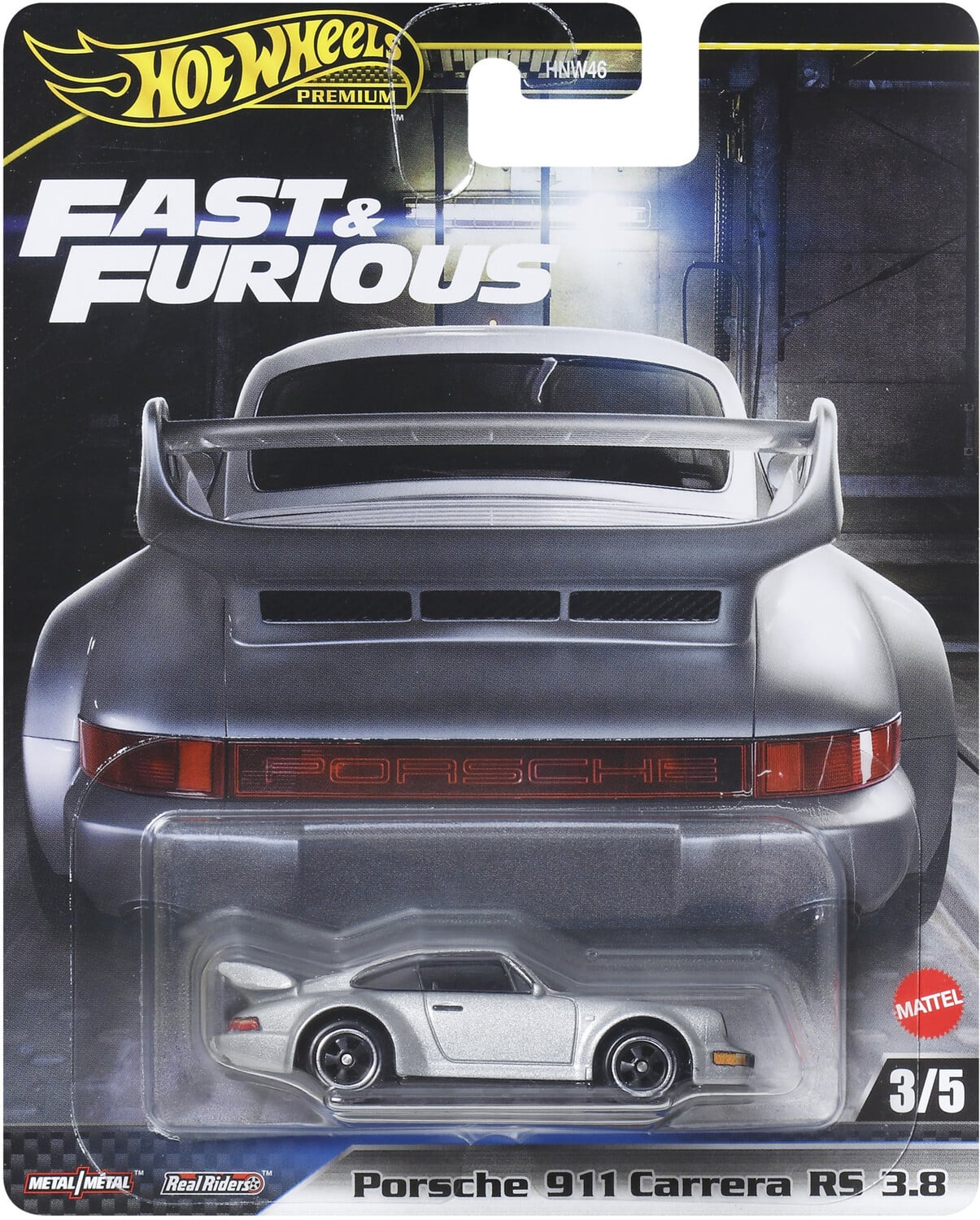 Mattel - Fast & Furious Hot Wheels Premium: Porsche 911 Carrera RS 3.8 - COLLECTIBLES - Multicolor