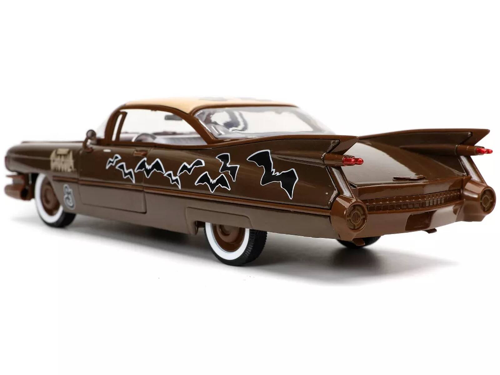 Alt View 3. Jada Toys - General Mills - 1:24 '59 Cadiallac Coupe Deville Die-Cast Car & Count Chocula Figure   - COLLECTIBLES - Multicolor.