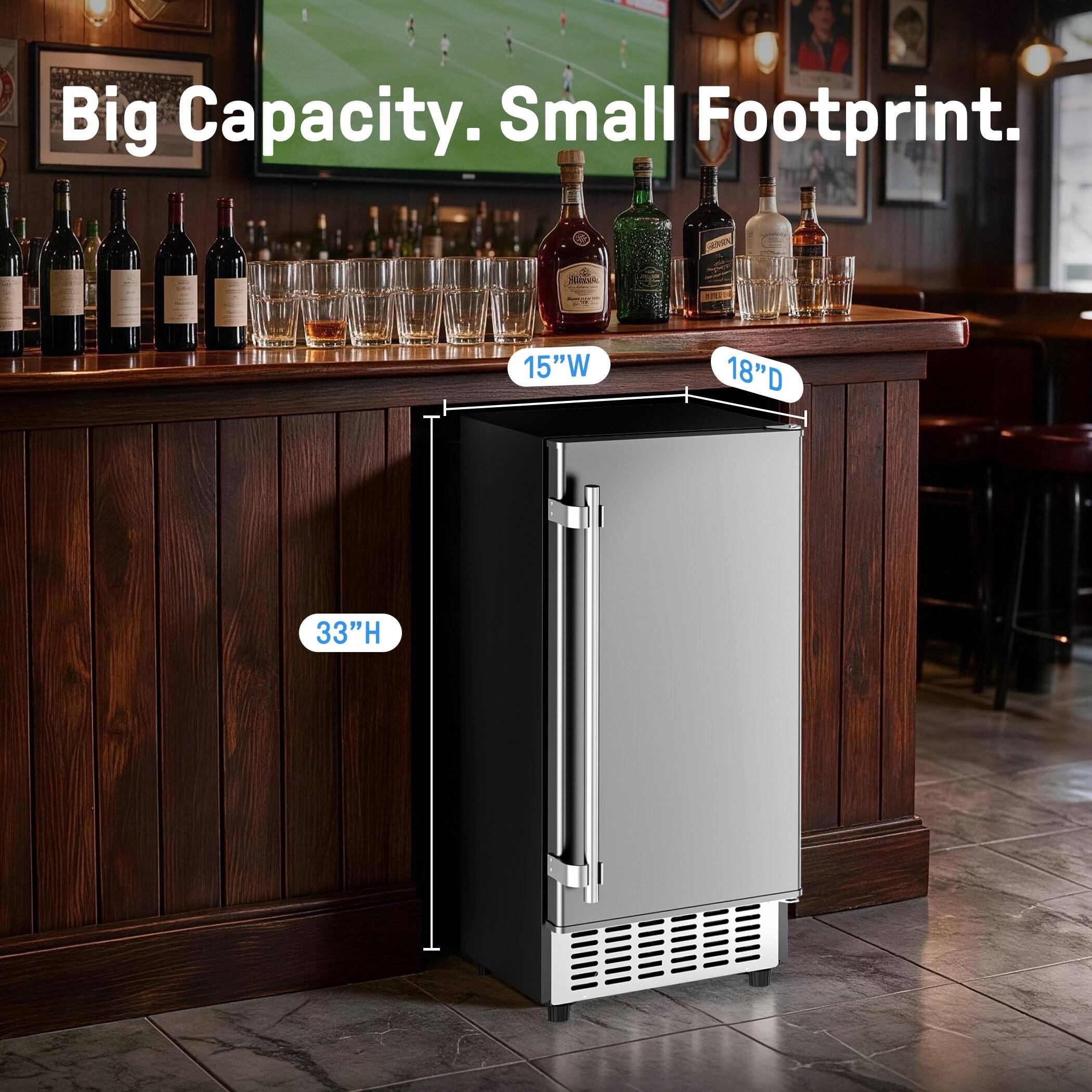 Big Capacity. Small Footprint.  
PLASUS 15"W x 18"D x 33"H