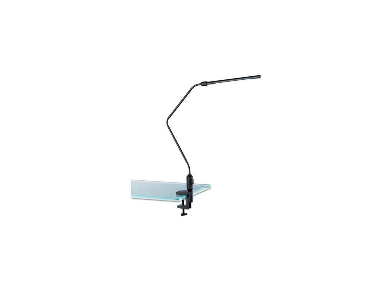 Alt View 8. Alera - Alera LED Desk Lamp With Interchangeable Base/Clamp 5.13"wx21.75"dx21.75"h Blk.
