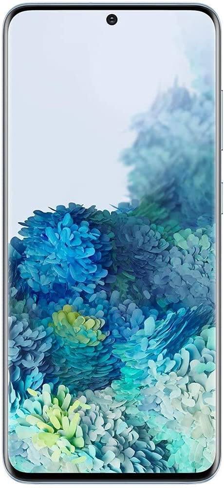 Angle. Samsung - Galaxy S20 5G G981U (Fully Unlocked) 128GB - Cloud Blue.