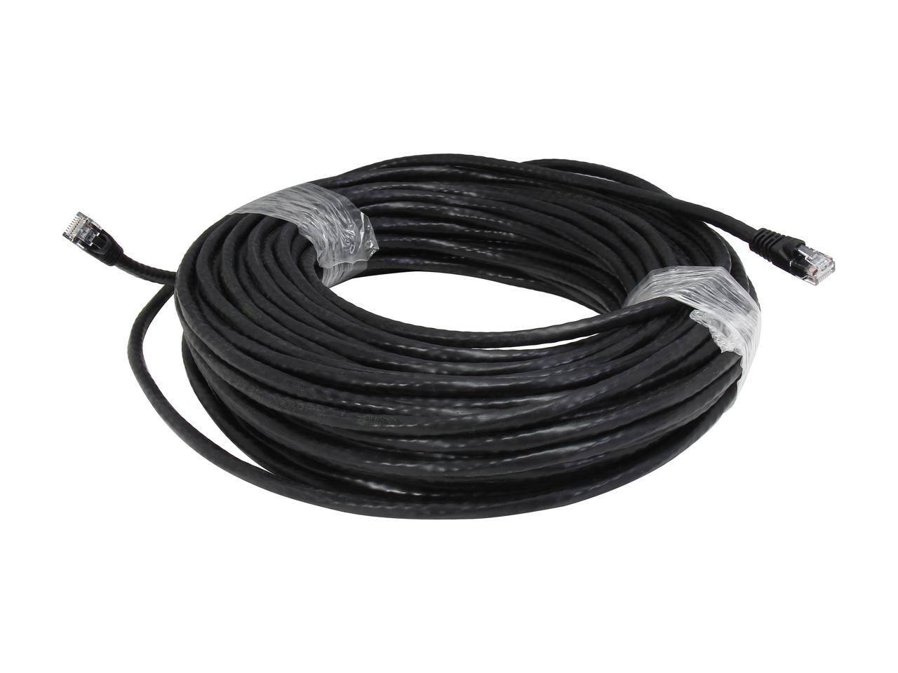 Alt View 1. Nippon Labs - Nippon Labs CAT6MB-100BK 100 ft. Cat 6 Black UTP Injection Molded Boot Patch 100ft Cables 100 feet - OEM.