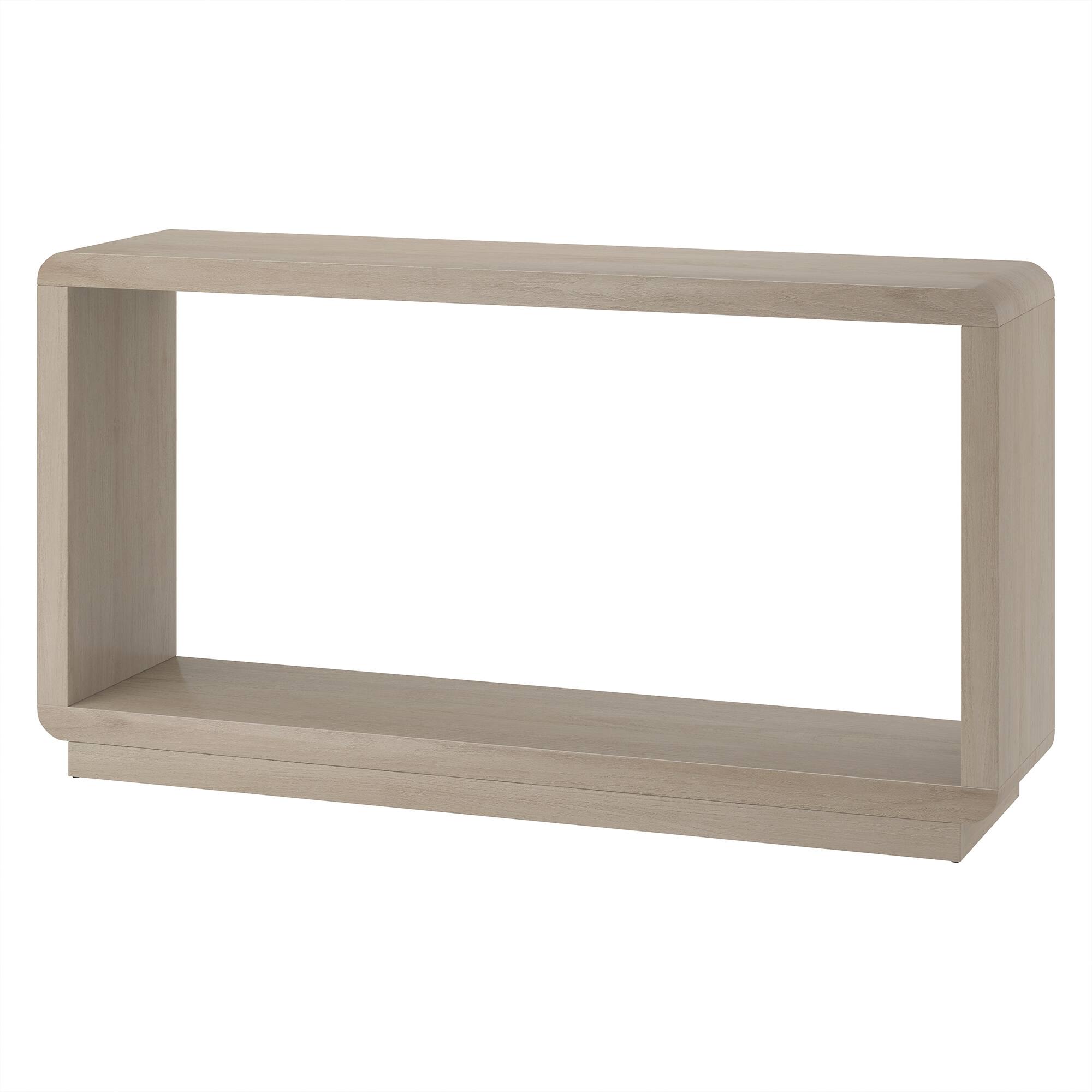 Left. Hudson&Canal - Lonni 55" Rectangular Console Table - White.