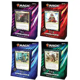 Wizards of The Coast - Magic: The Gathering TCG: Commander 2019 - Set of 4