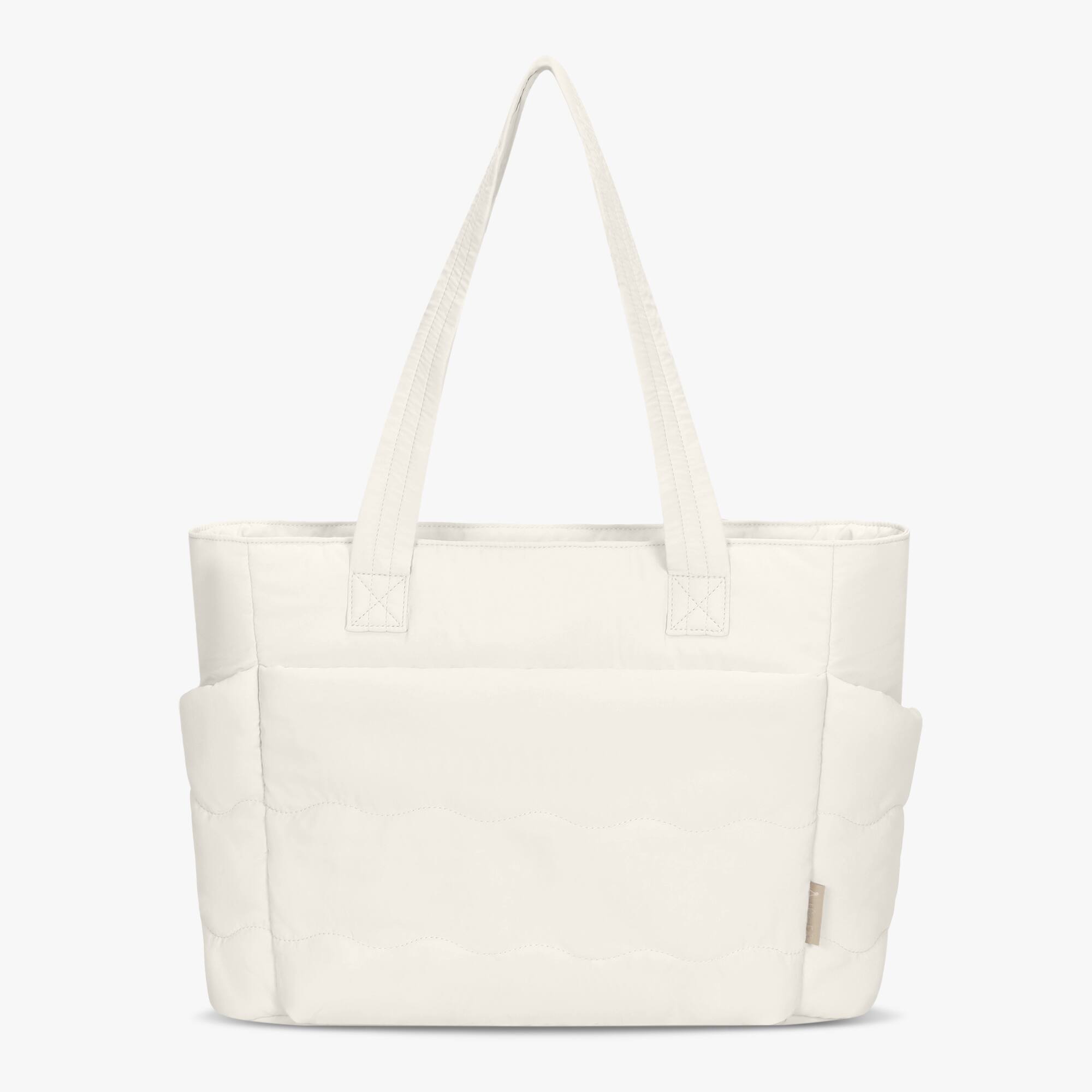 Front. Hynes Eagle - Everyday Zip Tote Handbag - Ivory.