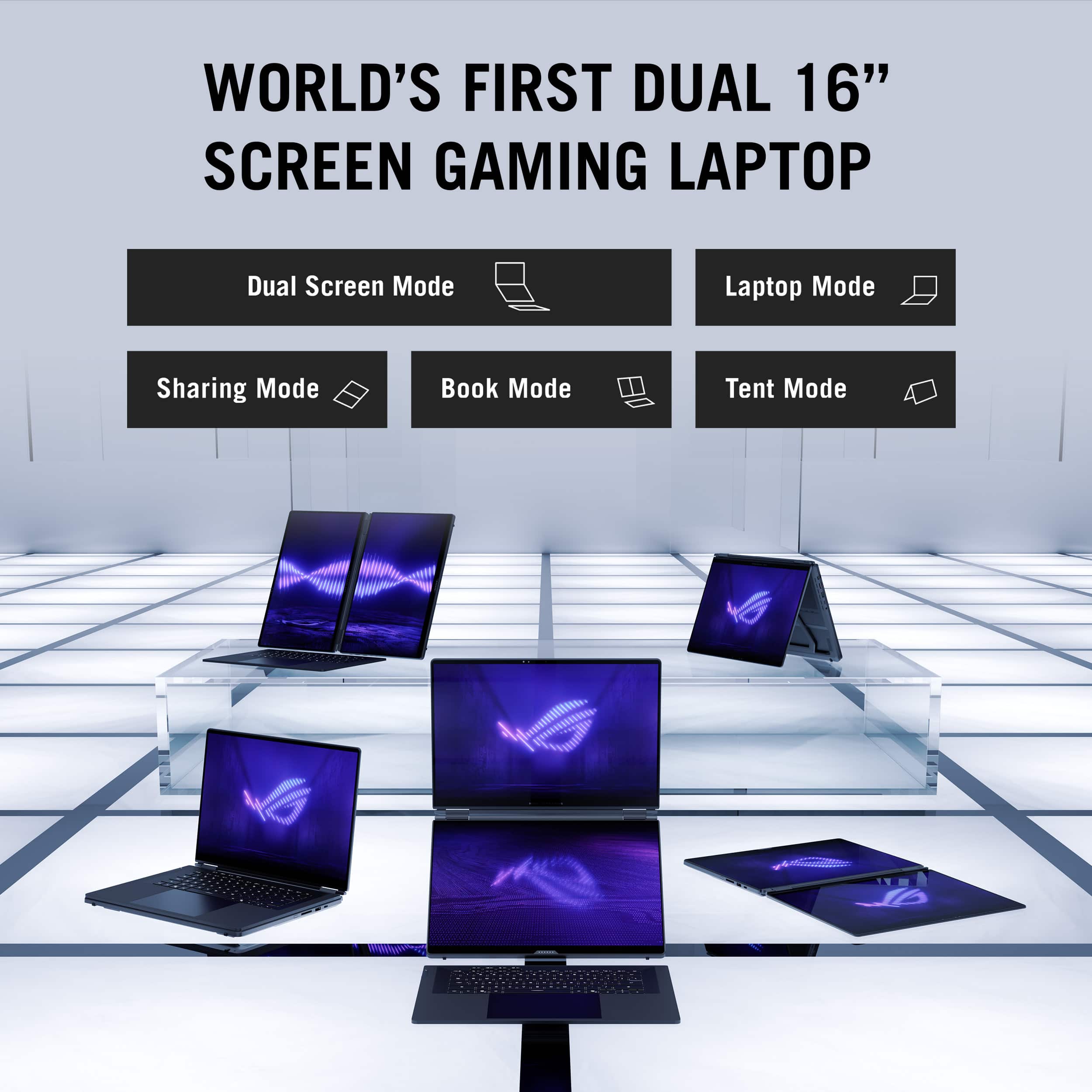 ASUS - ROG Zephyrus Duo Dual 16 OLED 120Hz Touch Gaming Lapt