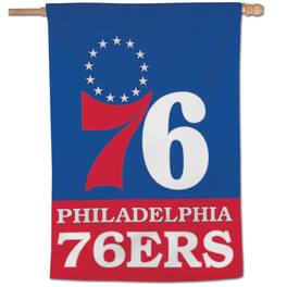 WinCraft - Philadelphia 76ers 28" x 40" Applique Vertical Banner - Multicolor