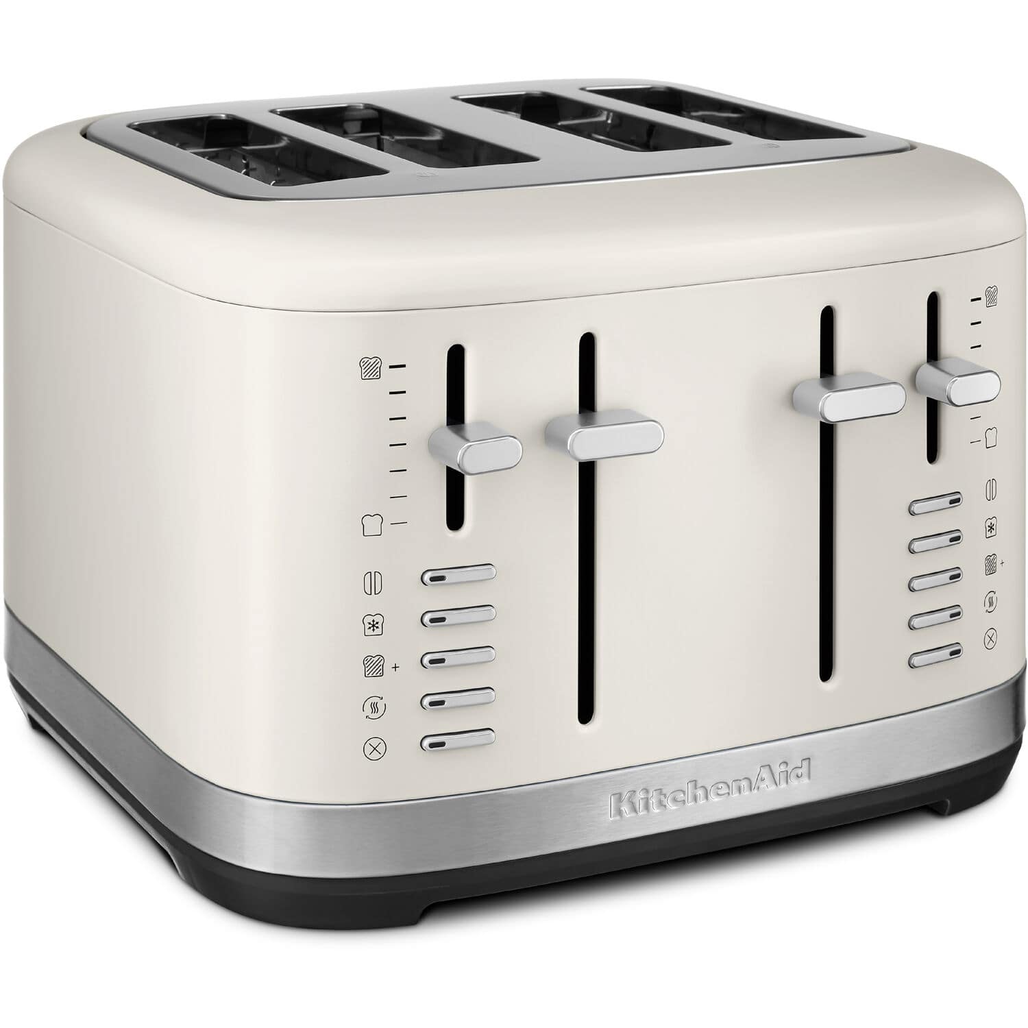 KitchenAid - 4 Slice Programmable Toaster, 120V - Porcelain White - Front_Zoom