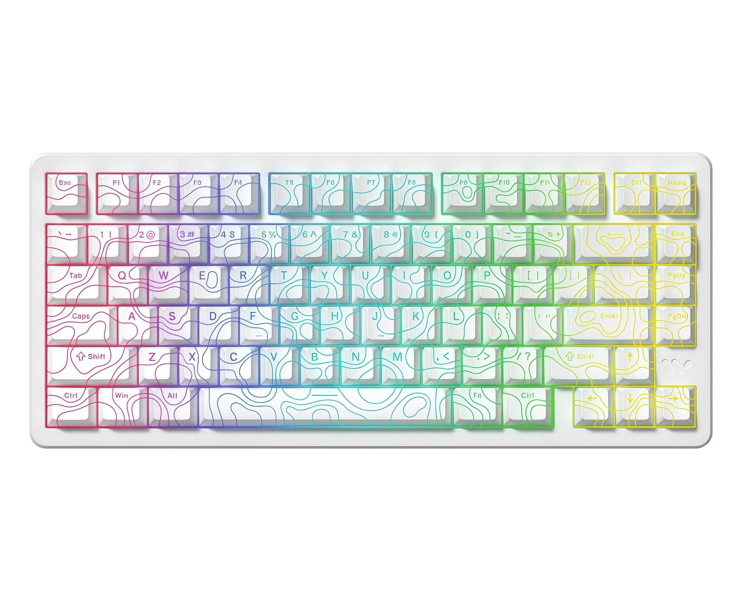 White (Line backlit)