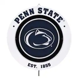 Evergreen Enterprises - Penn State Nittany Lions 15" LED Round Metal Lit Wall Sign - Multicolor