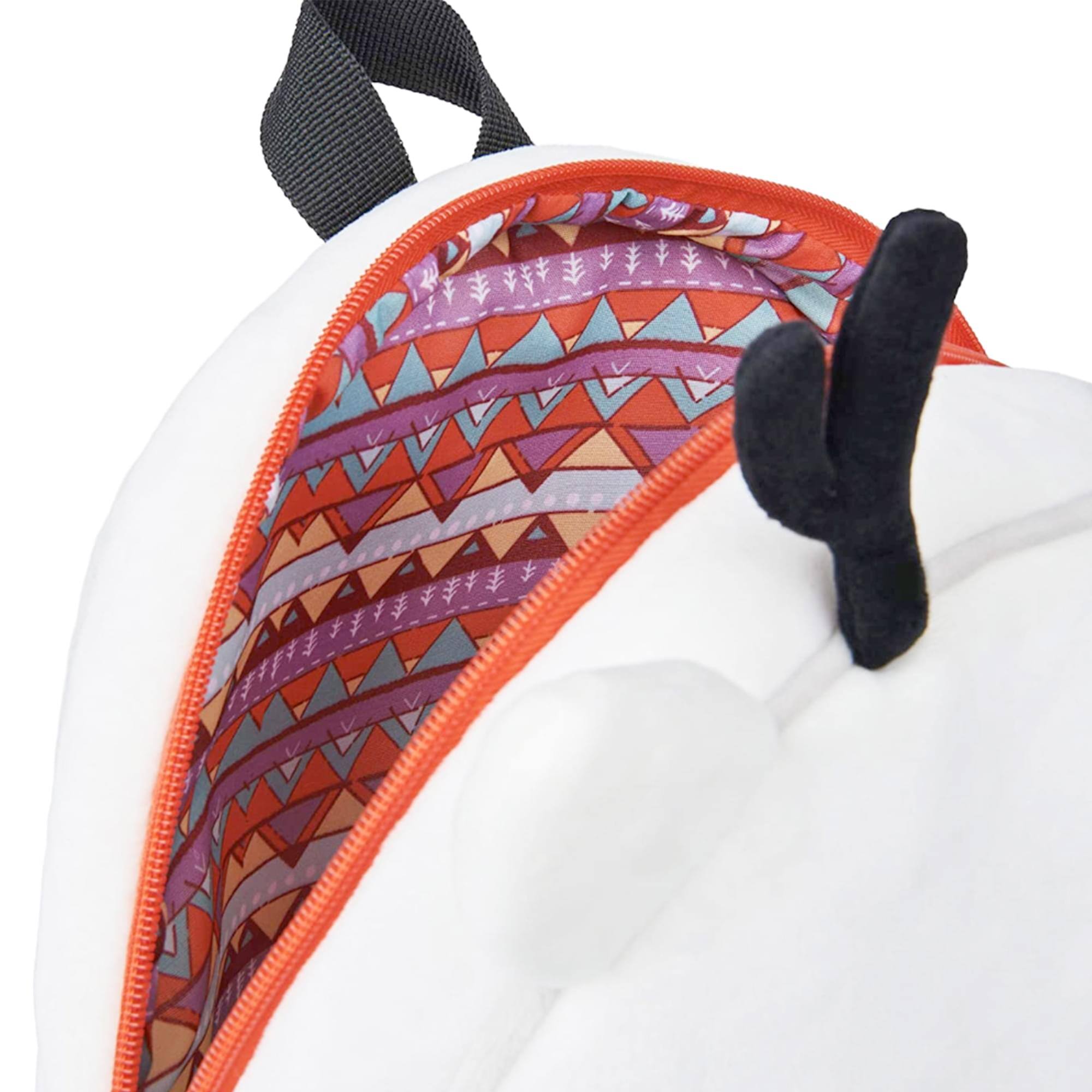 Alt View 3. Gund - Hilda Twig 13 Inch Plush Backpack - White.