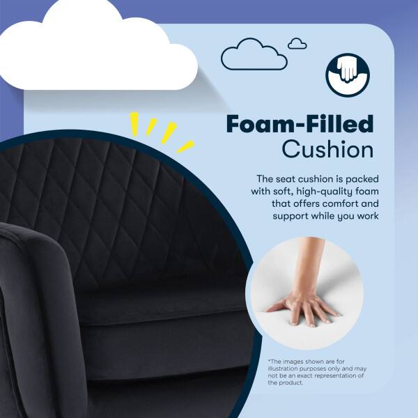 Foam-Filled Cushion

The seat cushion is packed with soft, high-quality foam that offers comfort and support while you work.

*The images shown are for illustration purposes only and may not be an exact representation of the product.