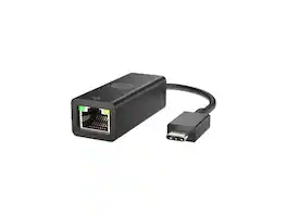 HP - Ethernet Adapter - USB Type C - 128 MB/s Data Transfer Rate - 1 - Twisted Pair - 1000Base-T - TAA Compliant - Black