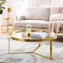 Modway - Relay Coffee Table - Gold
