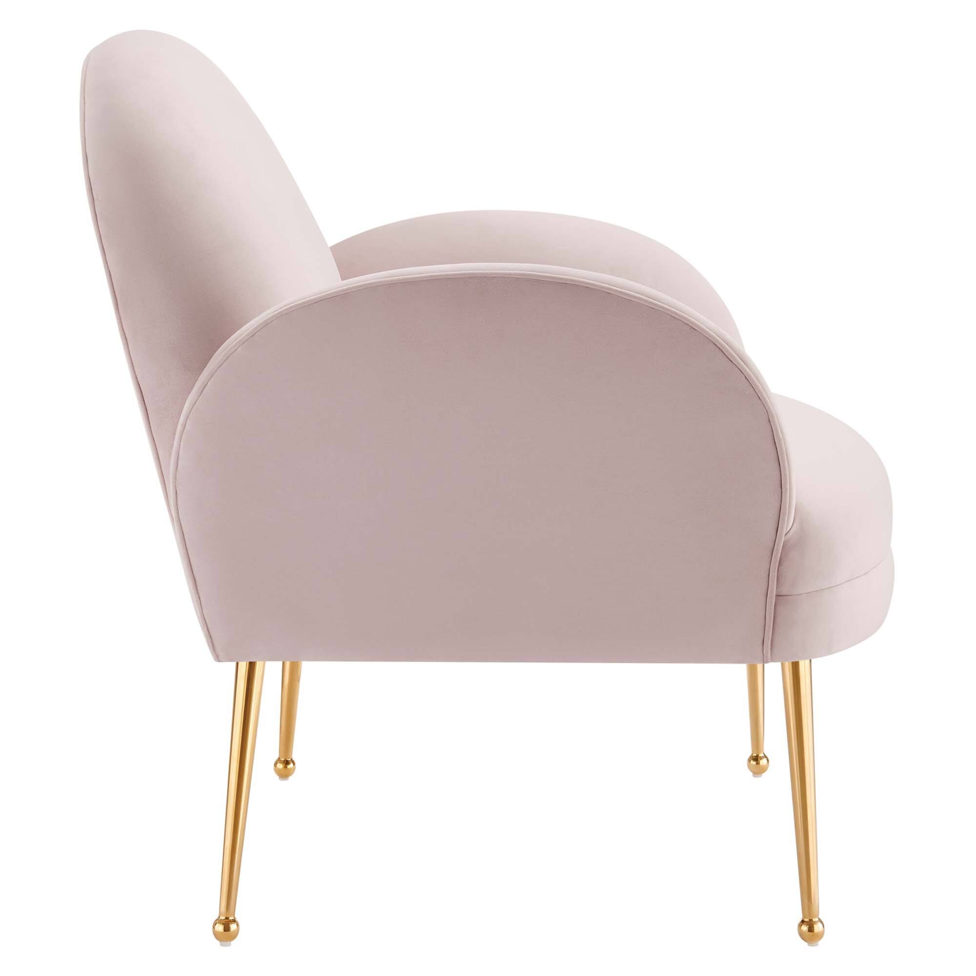 Alt View 1. Modway - Transcend Performance Velvet Armchair by Modway - Pink.