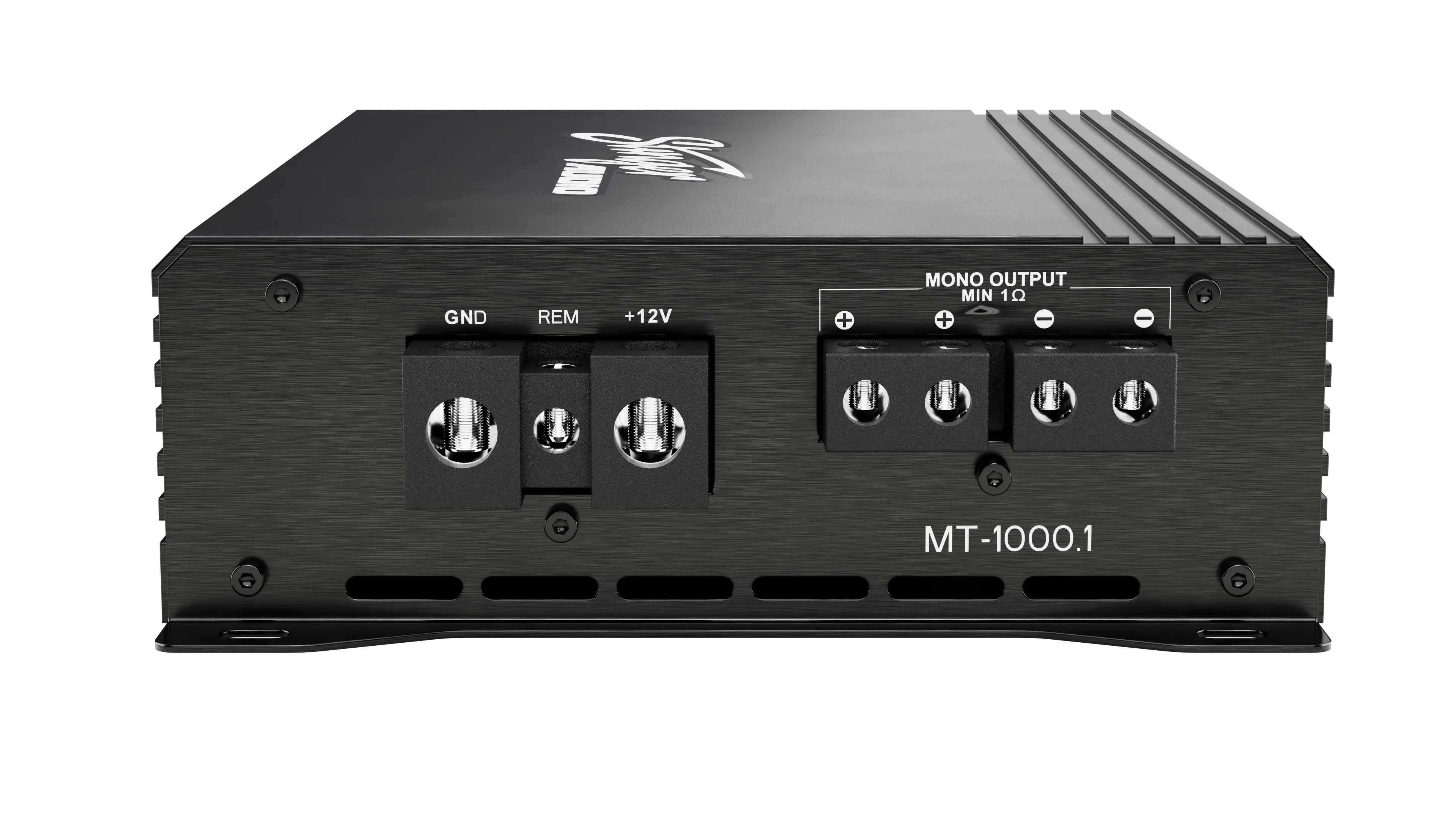 GND REM +12V + MONO OUTPUT MIN 10 + MT-1000.1