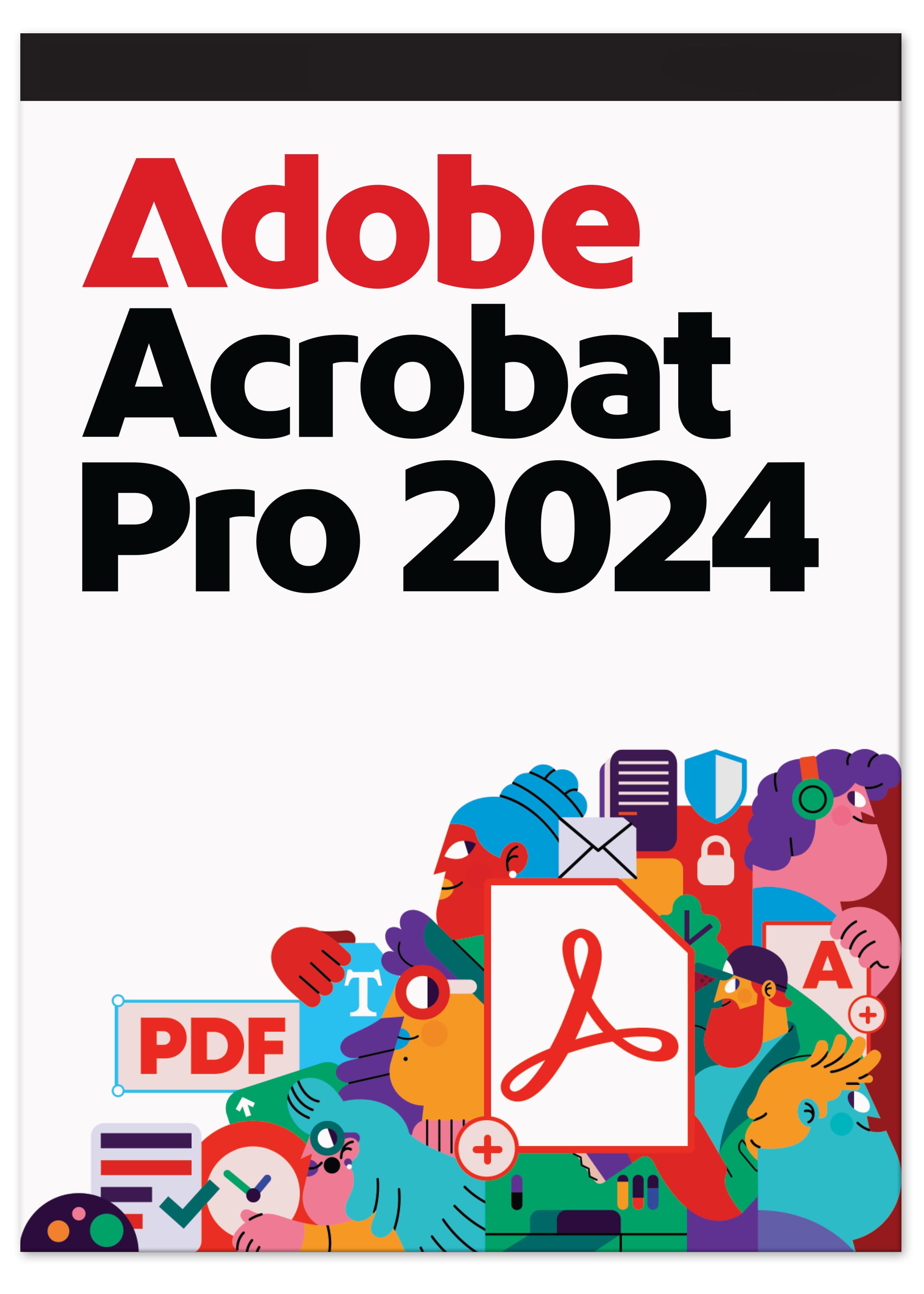 Adobe - Acrobat Pro 2024 PDF Software (3-Year License) - Mac OS, Windows - Front_Zoom