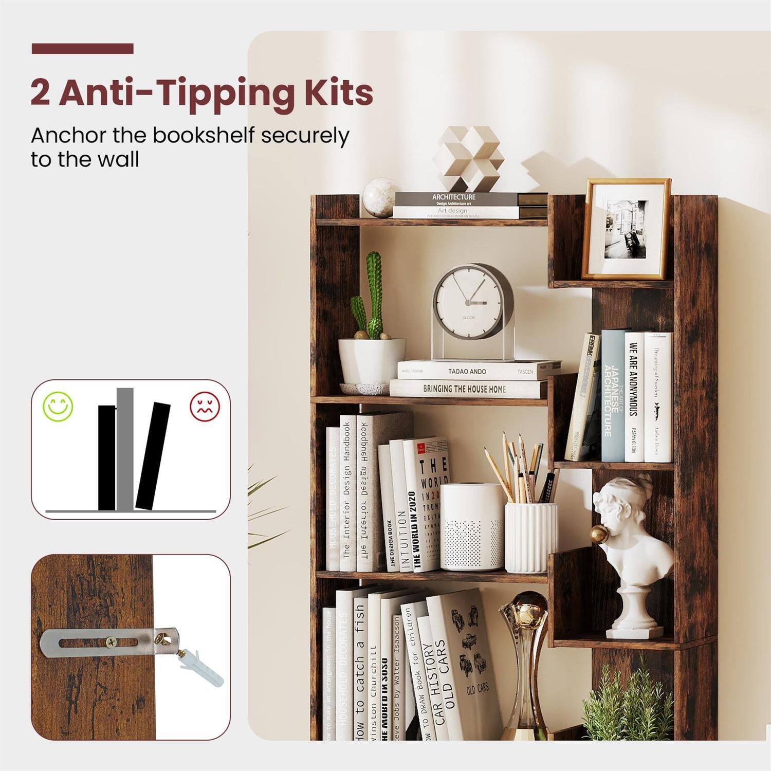 2 Anti-Tipping Kits  
Anchor the bookshelf securely to the wall  

ARCHITECTURE  
Art design  

sun ttdesin Handbook Design Interior  
The doodbnsH ng ngresd Intertor  

TADAO ANDO  
BRINGING THE HOUSE HOME  

THE WORLD 2020  
ON 10 IN MOOS  
THEDESIGN WORLD 1 IN THE TAOCEN EROMC  
ARCHITECTURE  
JAPANESE WE AIRE ANONYMOUS  

fish a EL catch Churchill 2020 to LOEE finsion MoUI M HI Issacso0  
children watter 1or HISTORY CARS o by OLD 1G0r DRAW CAR TO D1 3.0 CARS