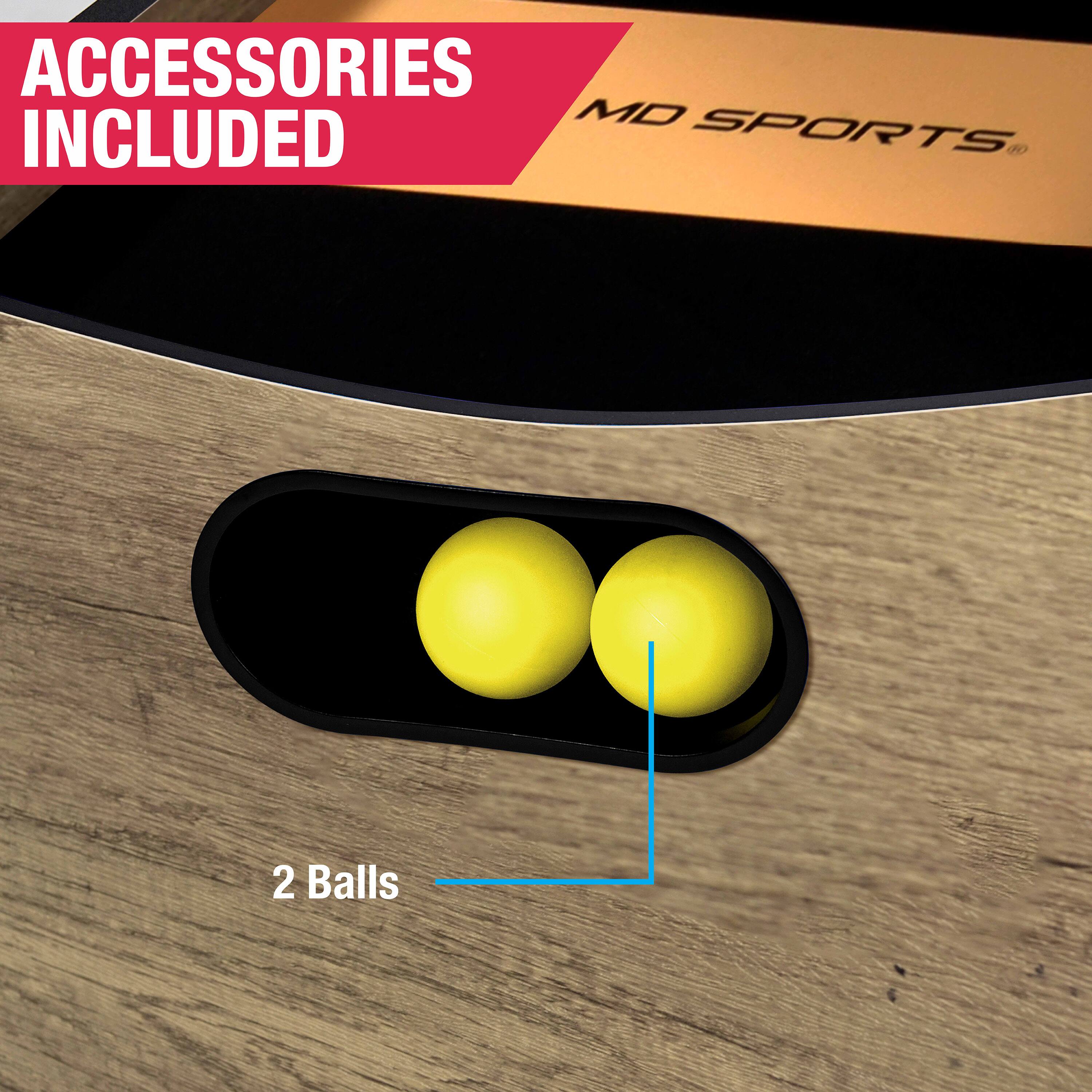 Accessories included in MD Sports 2 balls.