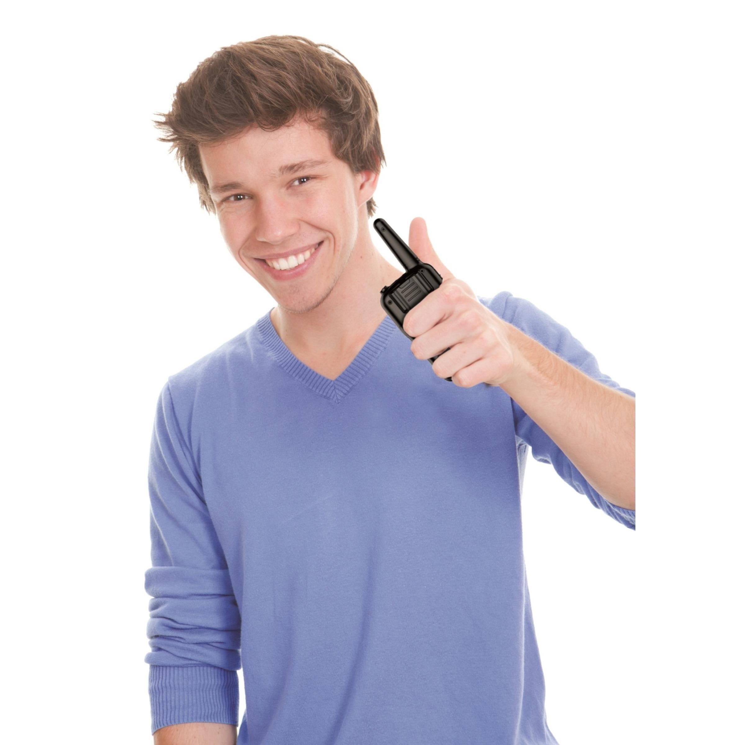 Alt View 4. Lexibook - Digital Walkie Talkies up to 5 Miles. 8 Channels - BLACK.