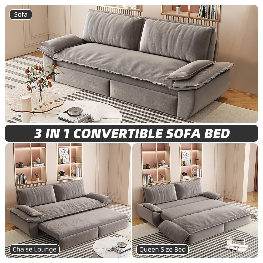 Sofa CHYWLt 3 IN 1 CONVERTIBLE SOFA BED  
Chaise Lounge  
Queen Size Bed