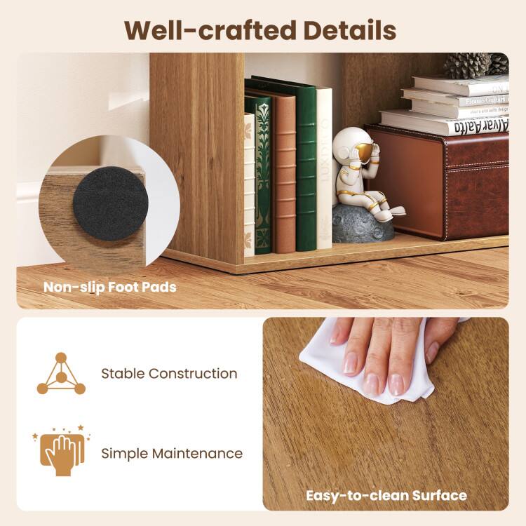 Well-crafted Details

- Non-slip Foot Pads
- Stable Construction
- Simple Maintenance
- Easy-to-clean Surface