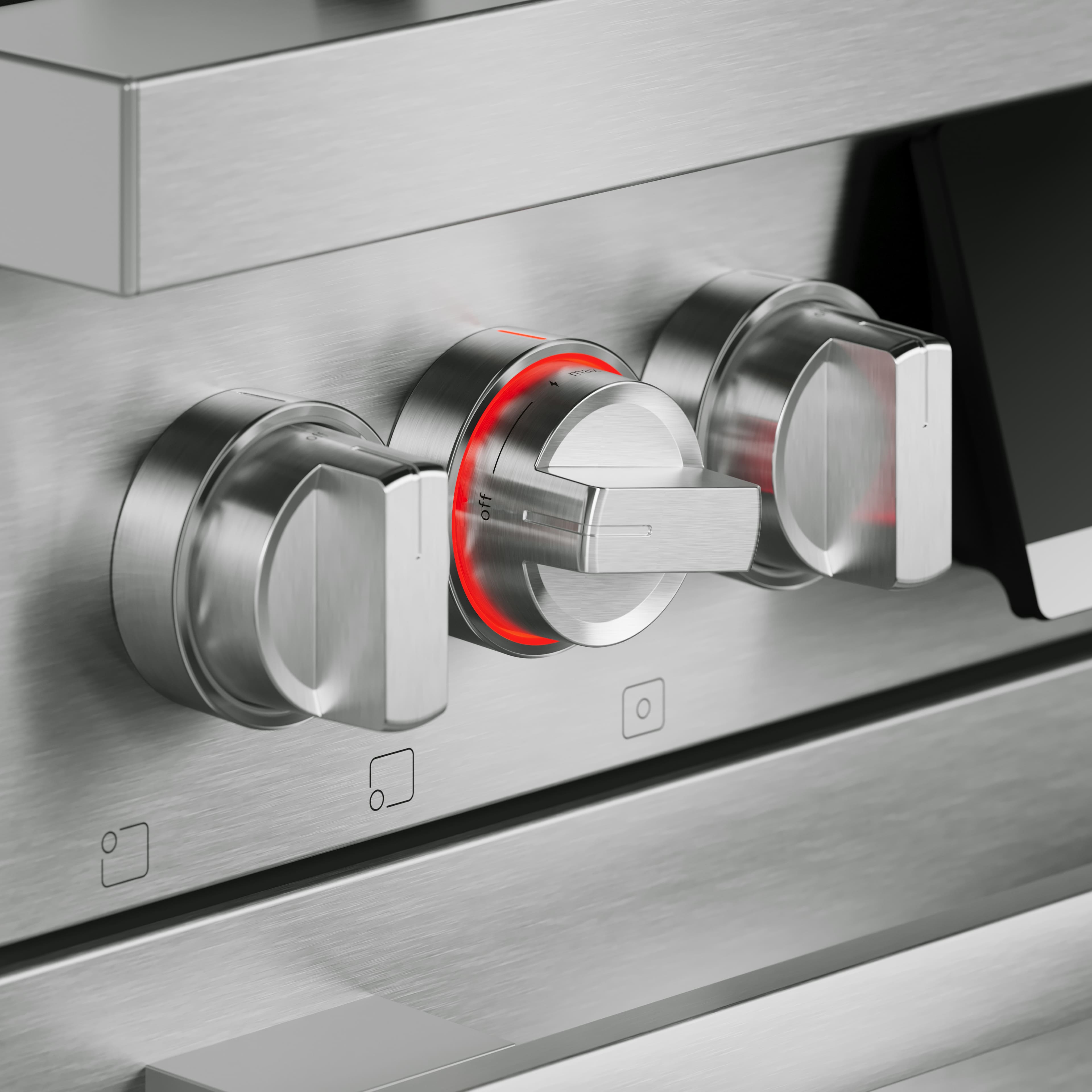 Bosch - 800 Series 30in Dual Fuel Indy Style Range in SS - S