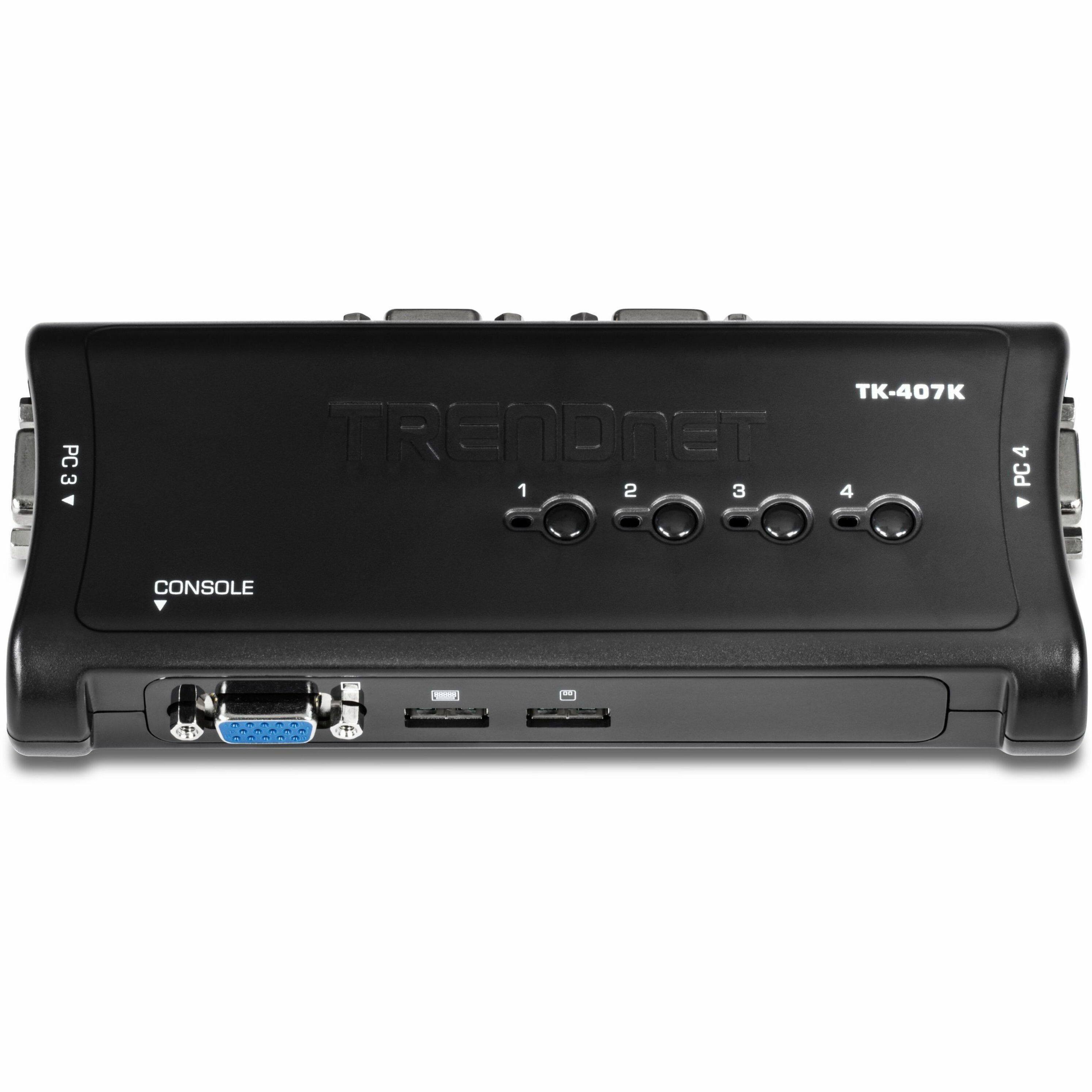 PC 3  
TK-407K TRENDNET 1 2 3 4  
4 PC  
CONSOLE