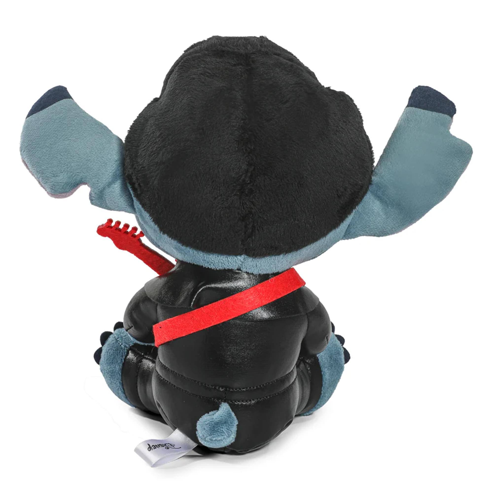 Alt View 2. Kidrobot - Disney Lilo & Stitch 9 Inch Elvis Stitch Plush | Black Leather - Blue.
