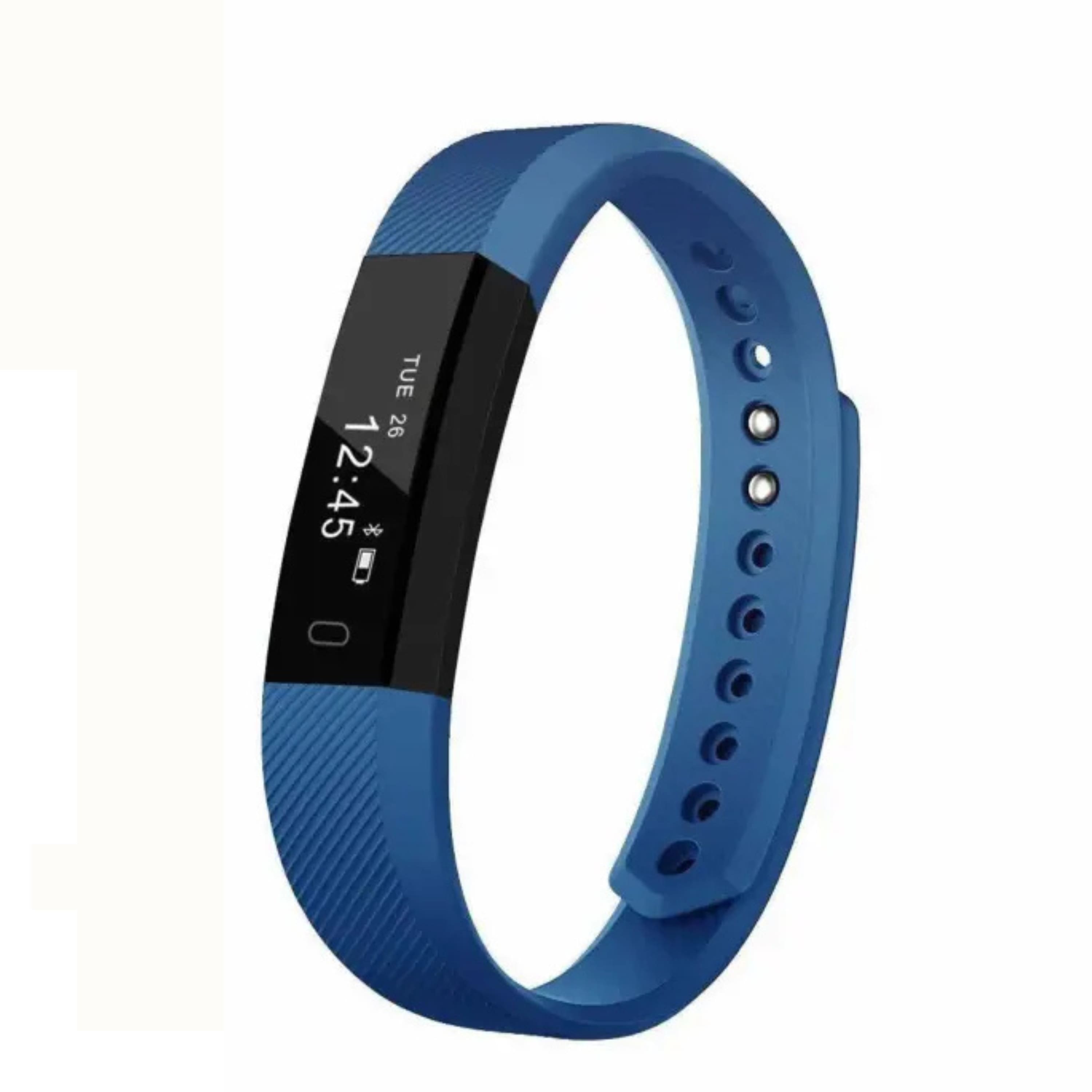 Kitcheniva - Slim SmartFit Activity Tracker Smart Watch With Fitness Monitoring And Additional Free Band Blue - Blue - (2020)