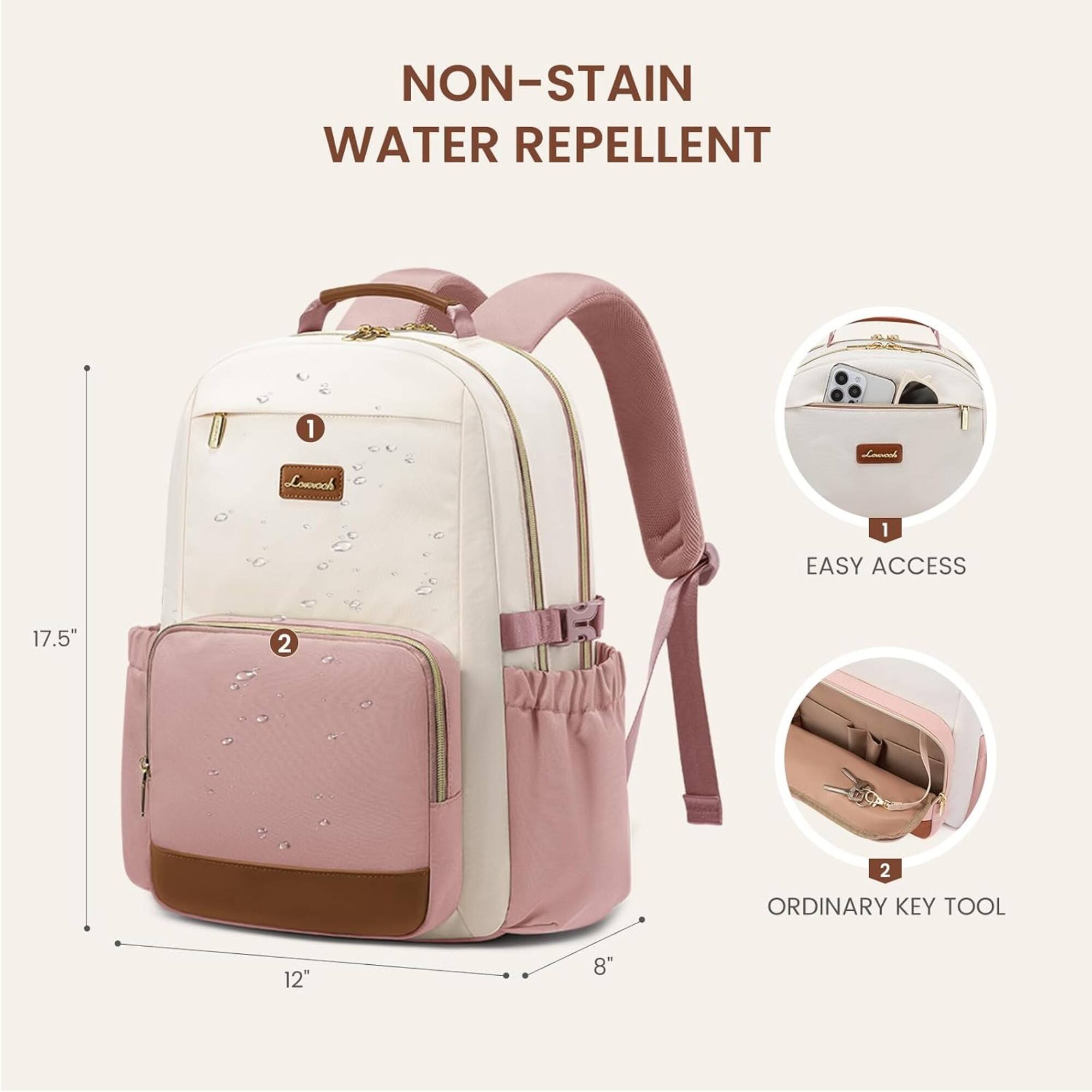 NON-STAIN WATER REPELLENT

1. Loocol
2. Lowooh

EASY ACCESS
17.5"

ORDINARY KEY TOOL
12" 8"