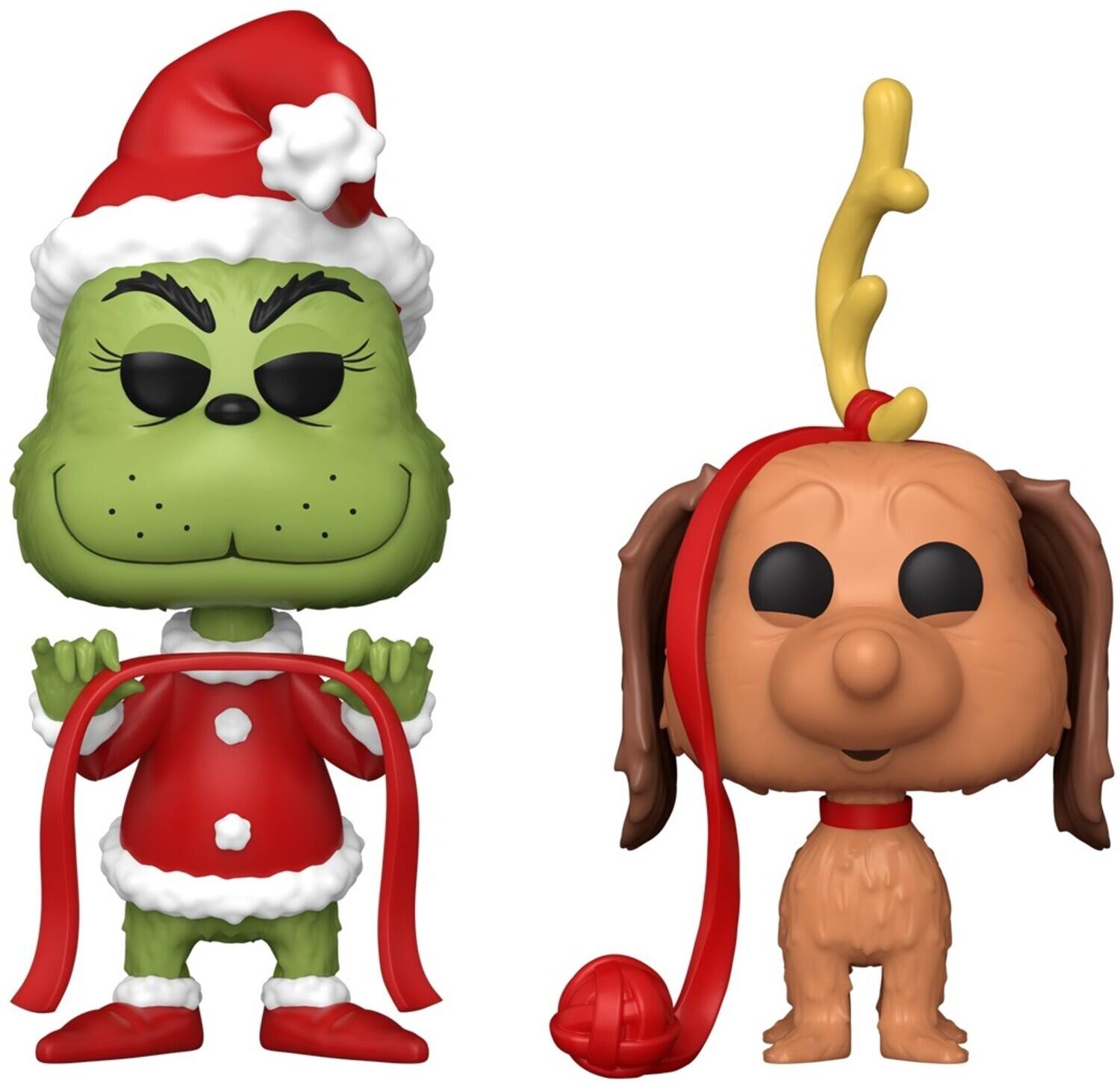 FUNKO POP! Books: How the Grinch Stole Christmas - Grinch with Max 2-Pack - COLLECTABLES - Multicolor