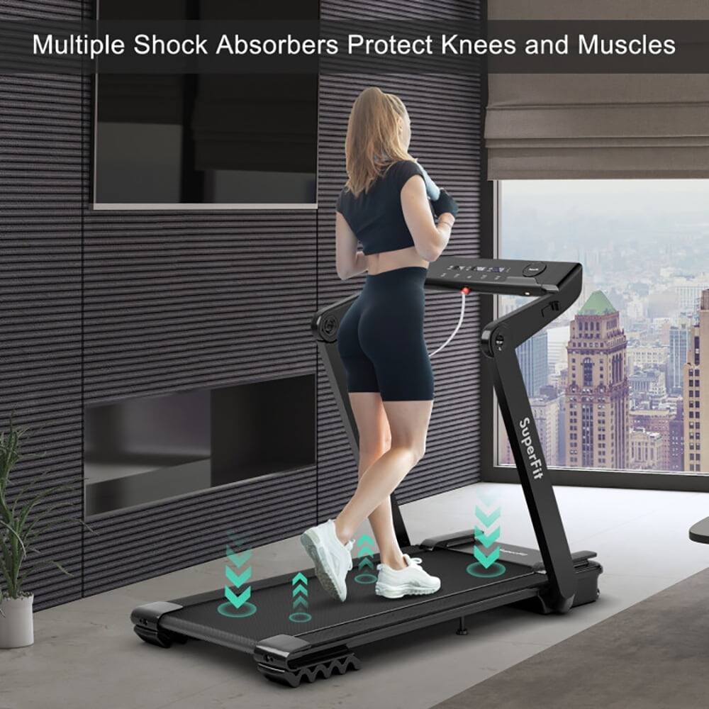 Multiple Shock Absorbers Protect Knees and Muscles