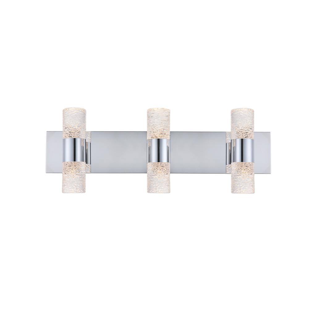 Alt View 4. Elegant Lighting - Vega 6 light Chrome LED Wall Sconce - Chrome.