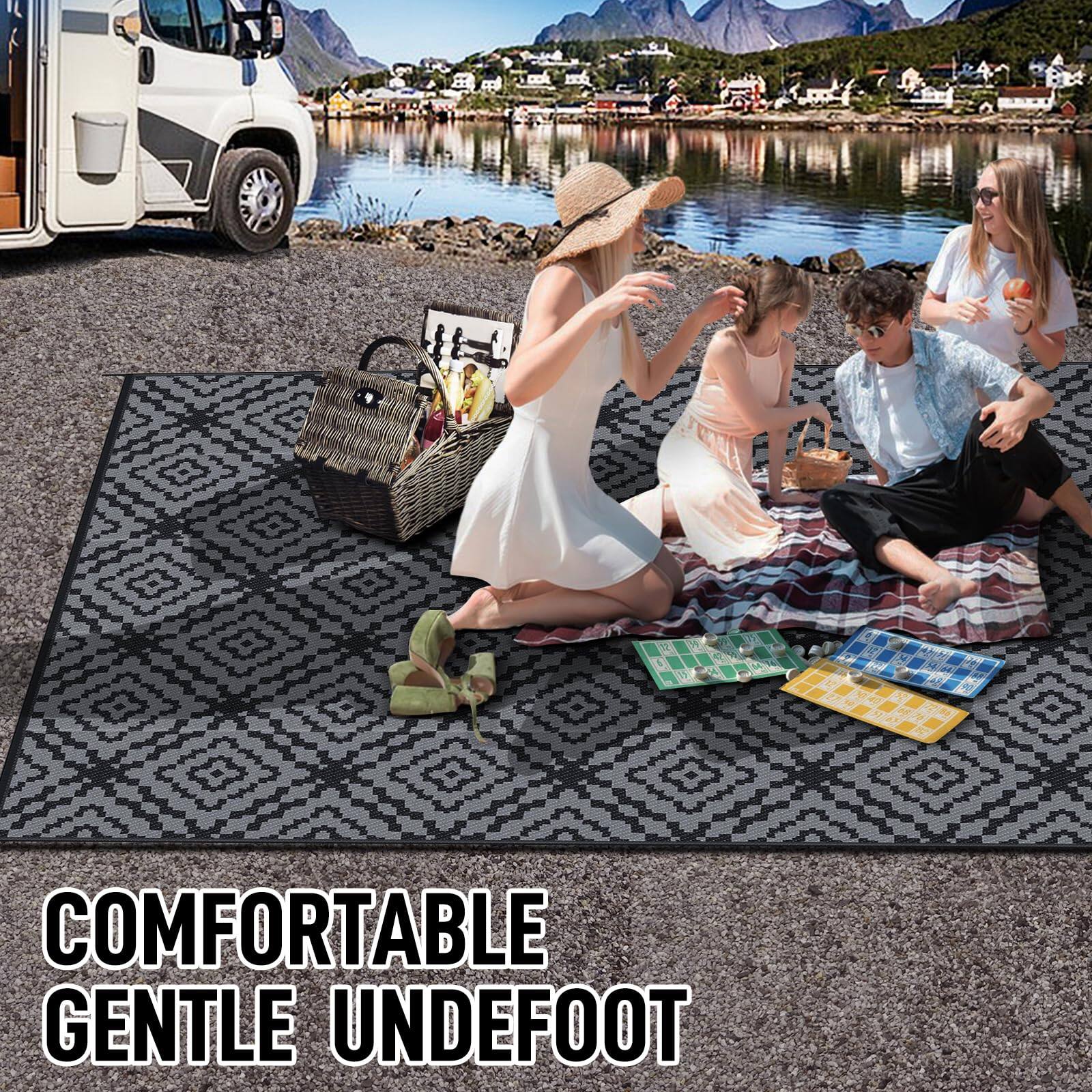 COMFORTABLE GENTLE UNDER FOOT