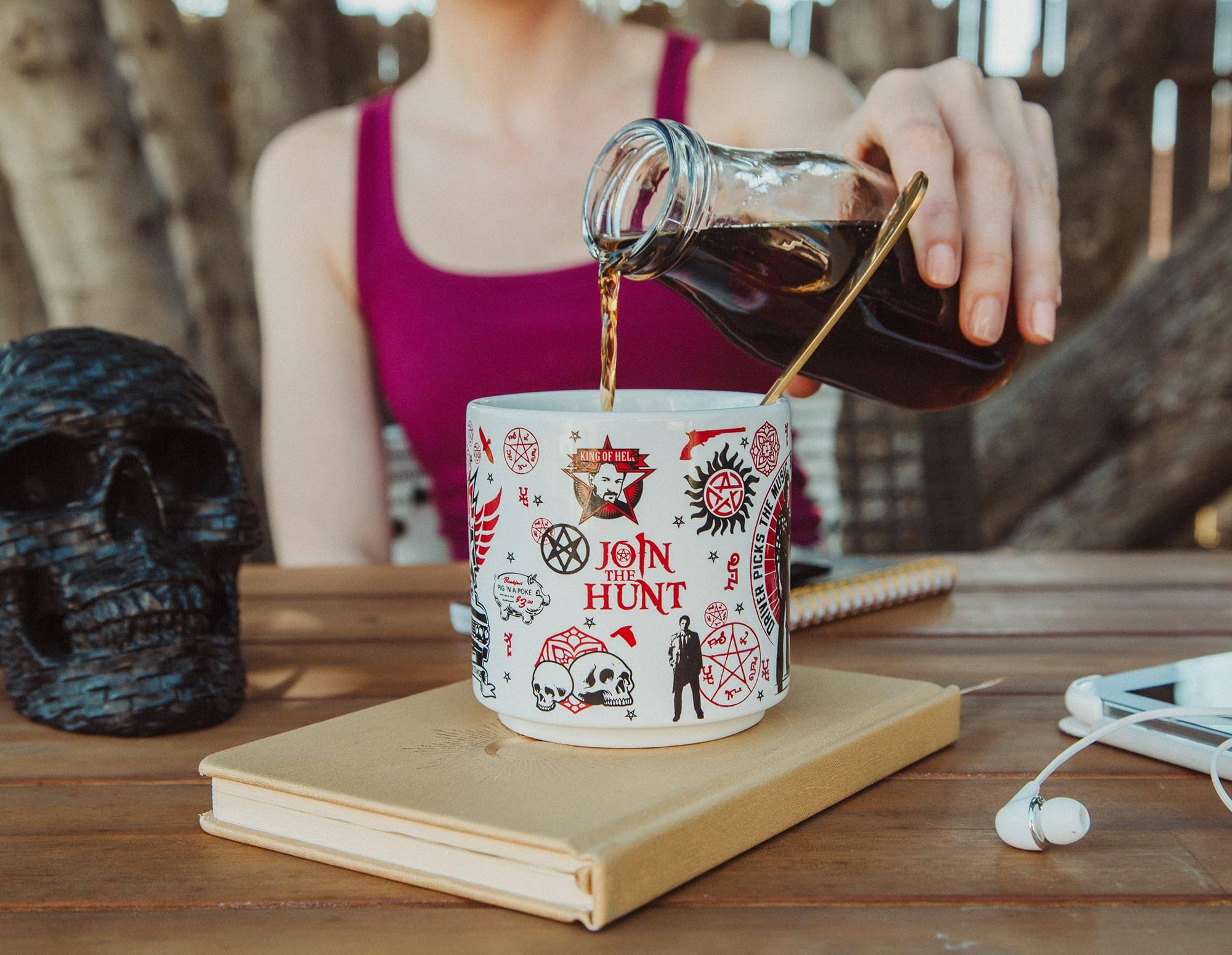 Sure, here is the corrected and grouped text from the image:

- KING OF HELL
- JOIN THE HUNT
- PICKS
- THE
- GRIVER
- FAD MICE
- THE
- SA
- PICKS
- HUNT
- GRIVER