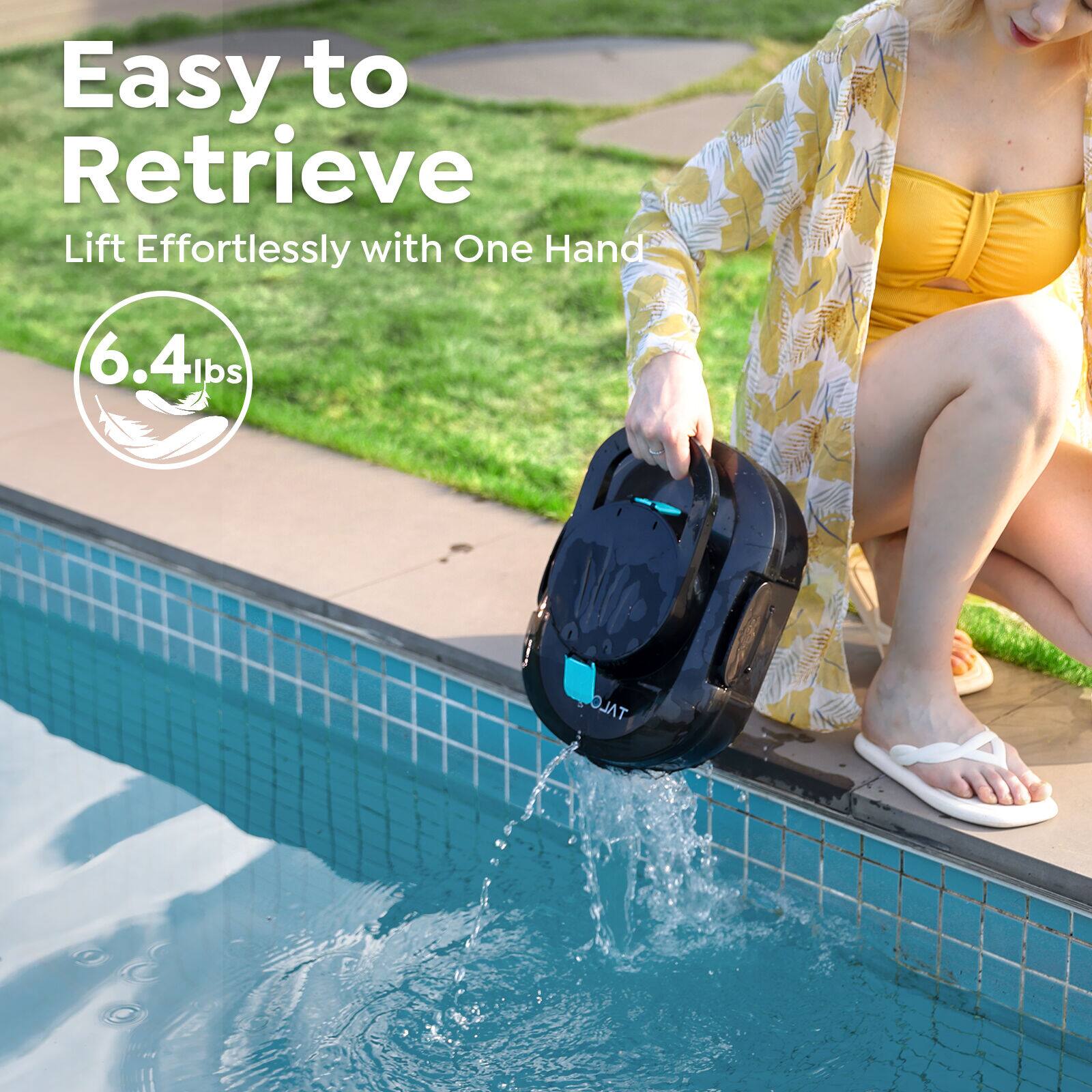 Easy to Retrieve  
Lift Effortlessly with One Hand  

6.4 lbs