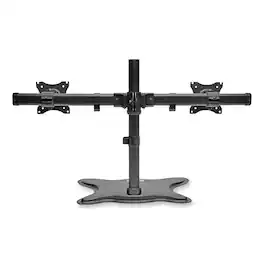 Tripp Lite - DDR1327SDD 31.69 in. x 10 in. x 18.11 in. Dual Desktop Monitor Stand for 13 in. to 27 in. Monitors - Black