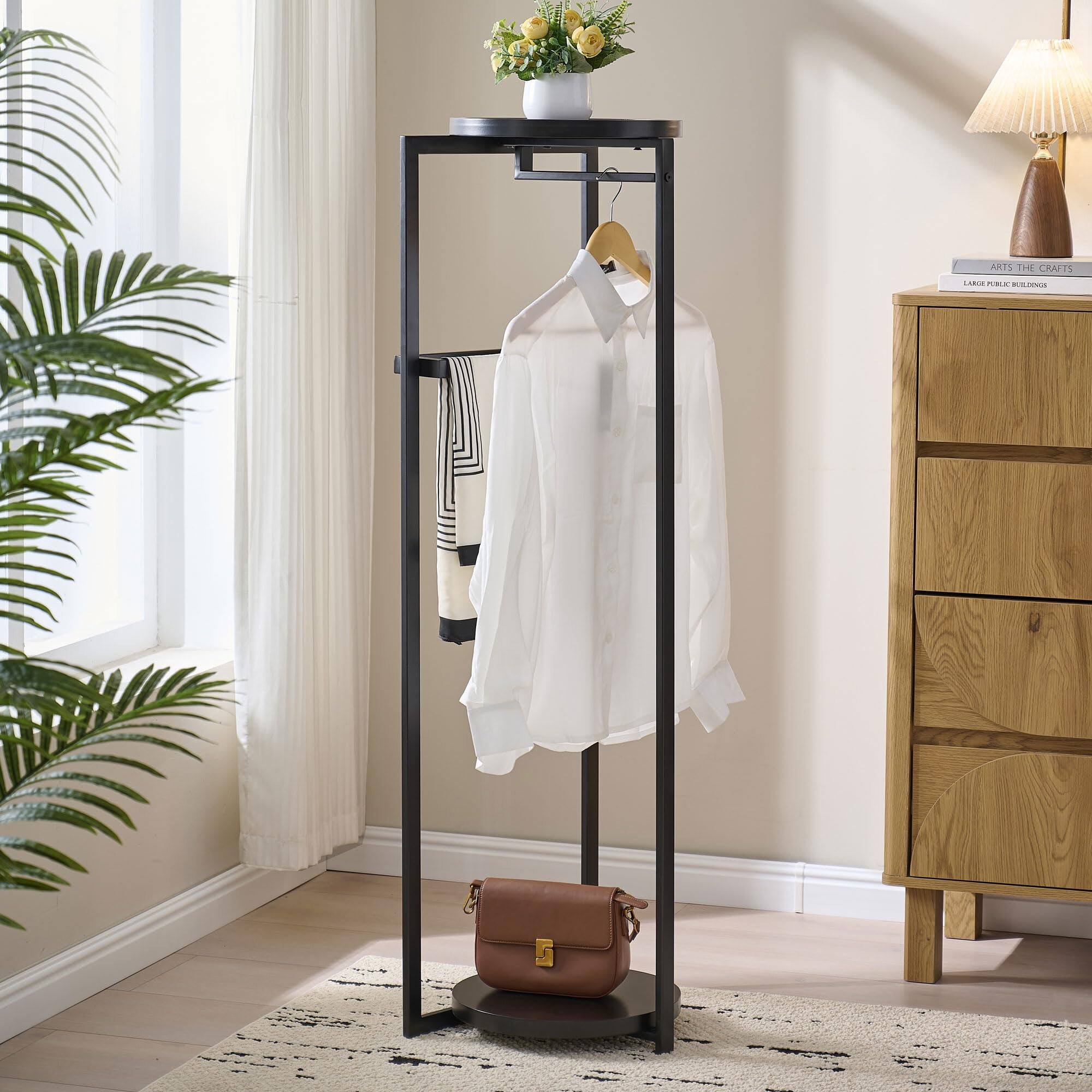 Kings Brand Furniture - David Suit Valet Stand - Black