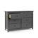 Alt View 14. Storkcraft - Kenton 6-Drawer Double Dresser - Gray.