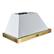 Angle. Forno Appliances - Vittorio 48" Vented Range Hood - White.