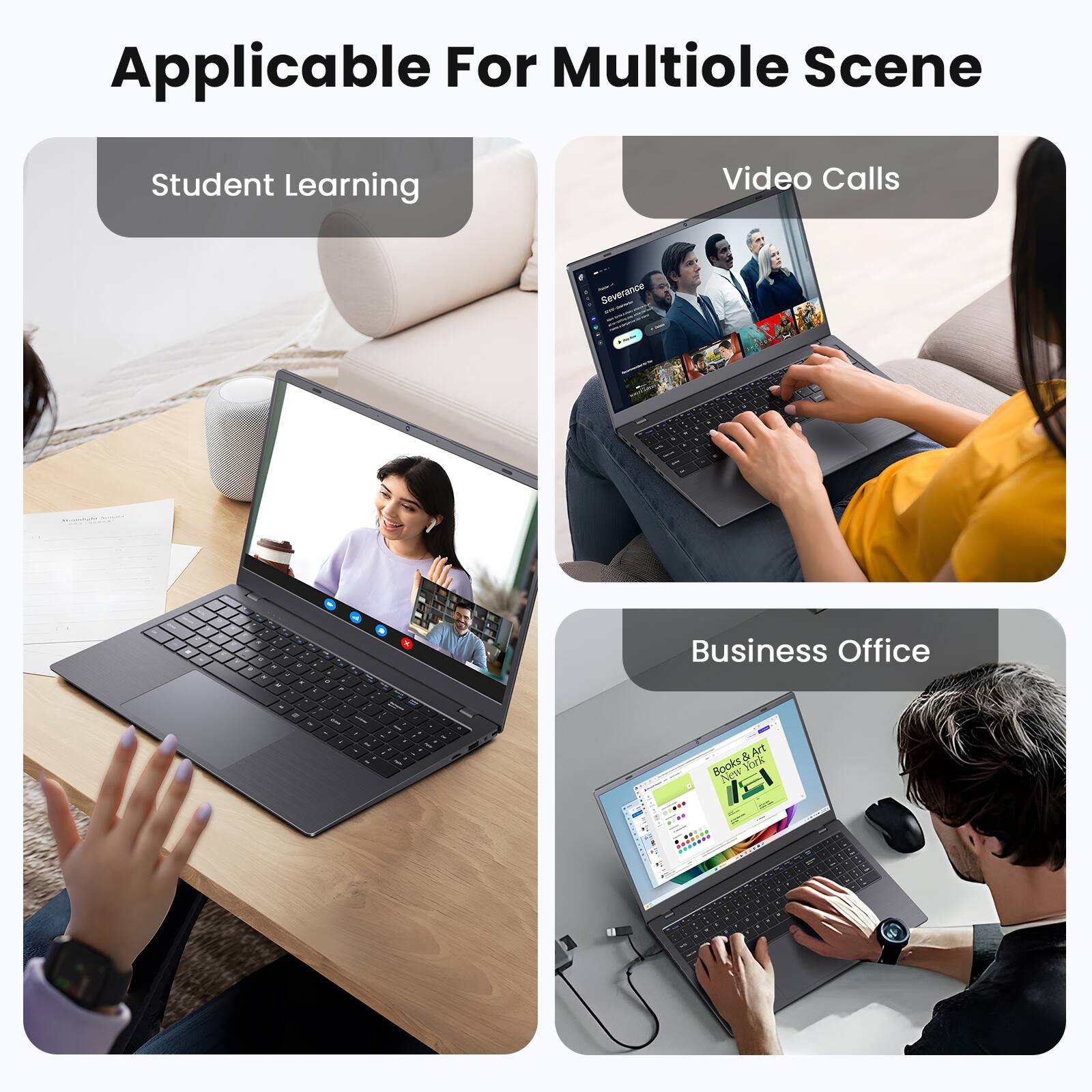 Applicable For Multiole Scene

Student Learning

Video Calls

Business Office

& Art Books New York