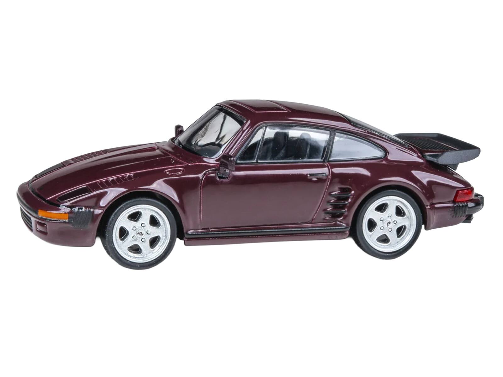 Alt View 4. Paragon - 1986 RUF BTR Slantnose Ruby Red Metallic 1/64 Diecast Model Car by Paragon.