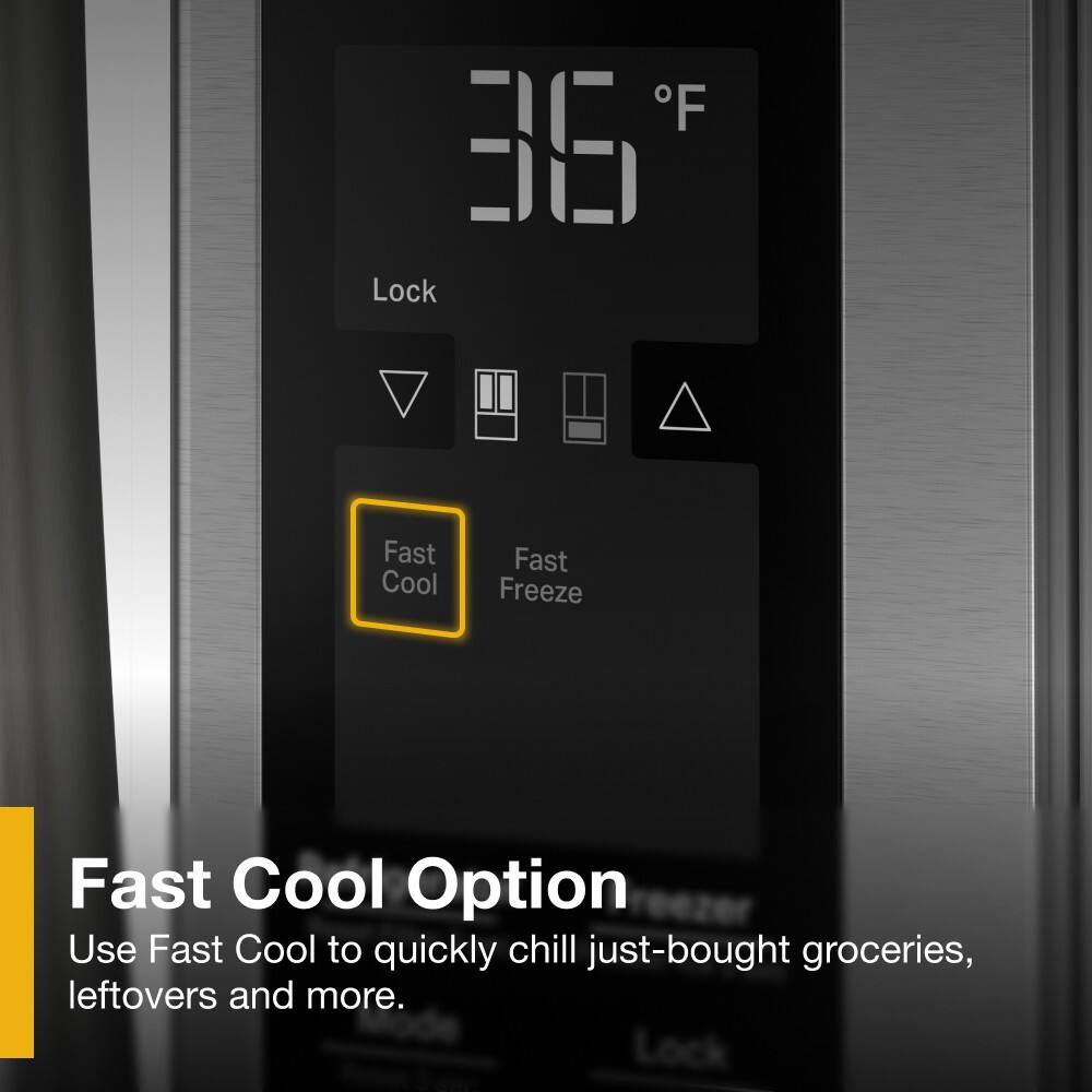 Fast Cool Option  
Use Fast Cool to quickly chill just-bought groceries, leftovers and more.