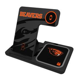 Keyscaper - Oregon State Beavers 3-In-1 Wireless Charger - Multicolor